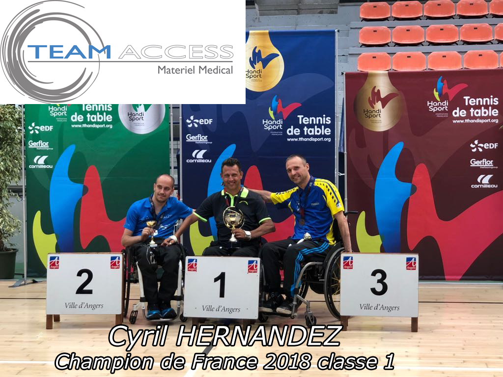 Cyril Hernander Champion de France 2018 Classe 1